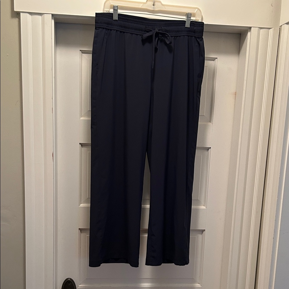 J. Jill Navy Cropped Lightweight Pants